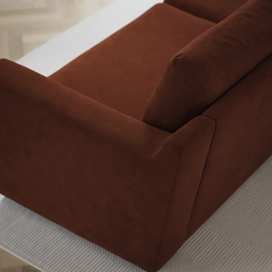 Friday - 3-sits soffa - Orange