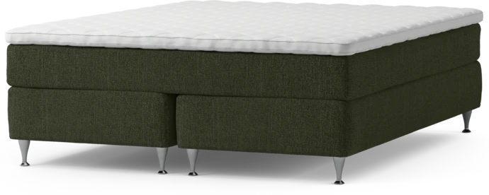 Delux Sense, Kontinentalsäng, dubbelsäng med bäddmadrass och sängben