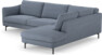 Madison Lux - 3-sits soffa med divan höger - Blå