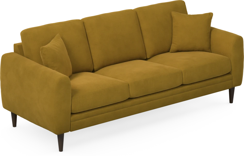 Eden - 3-sits soffa - Gul