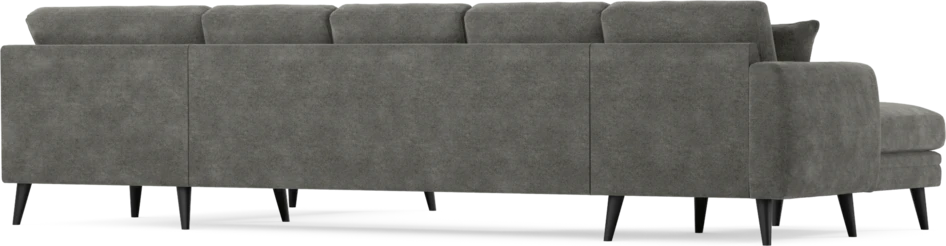 Eden - 3-sits soffa med schäslong vänster och divan höger - Grå