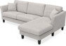 Eden - 2,5-sits soffa med schäslong - Grå