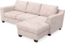 Friday - 3-sits soffa med schäslong höger - Rosa