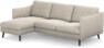 Madison Lux - 2-sits soffa med schäslong vänster - Beige