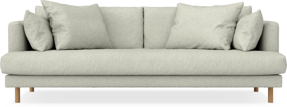 Harper - 3-sits soffa, hel dyna - Beige