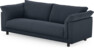 Cherrie - 3-sits soffa, hel dyna, fast klädsel - Blå