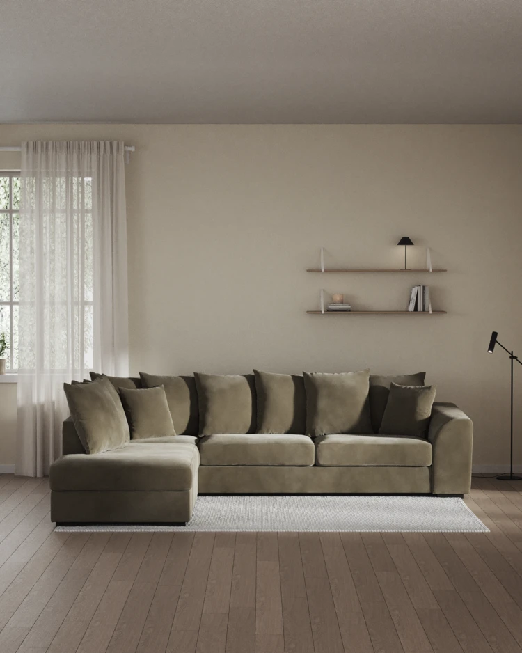 Town - 3-sits soffa med divan vänster - inspiration