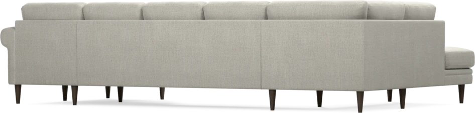 Eden - 3-sits soffa med divan vänster och schäslong höger - Grå