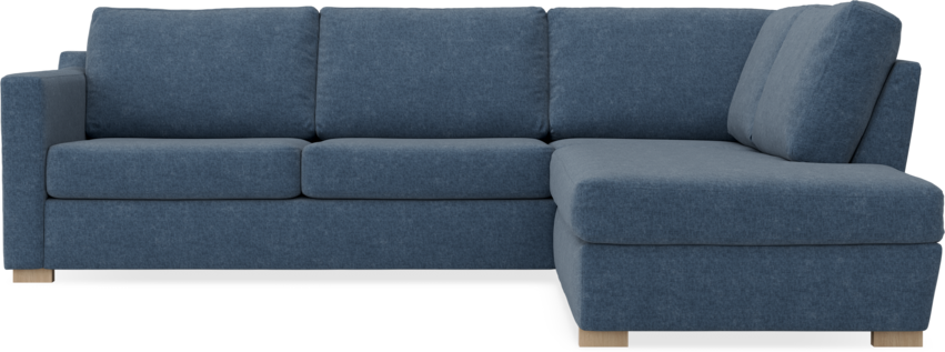 Friday - 2,5-sits soffa med divan höger - Blå