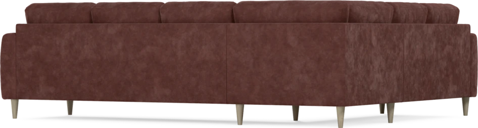 Eden - Hörnsoffa, 2+3-sits - Röd