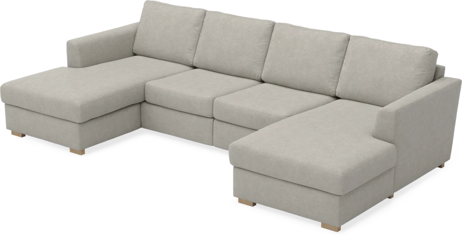 Friday - 2-sits soffa med två schäslonger - Beige