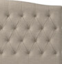 Delux Välvd - Sänggavel, 90-210 cm - Beige