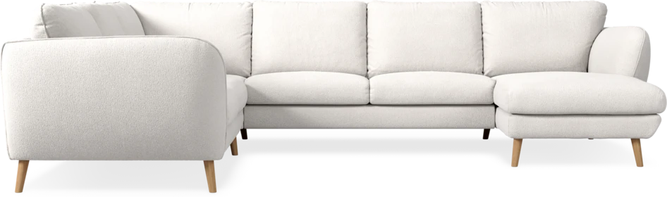 Madison Lux - Hörnsoffa med schäslong höger - Beige
