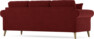 Eden - 3-sits soffa - Röd