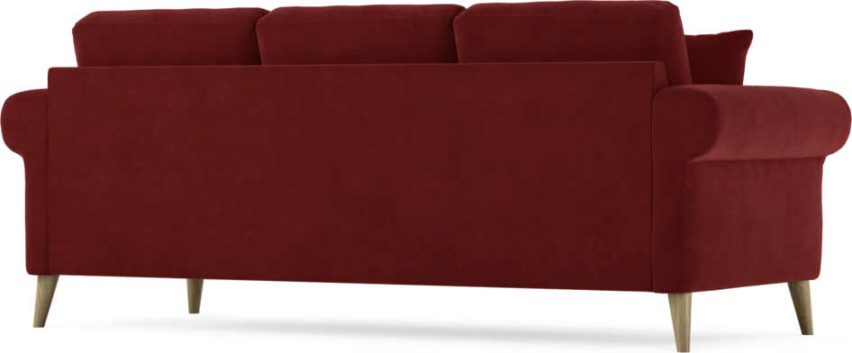 Eden - 3-sits soffa - Röd