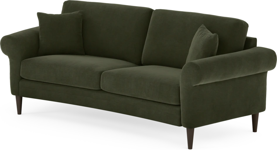 Eden - 2,5-sits soffa svängd - Grön