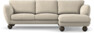 Madison - 2-sits soffa med schäslong höger - Beige