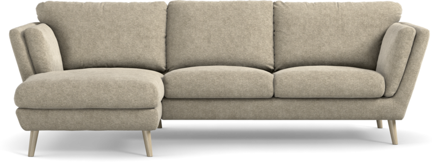 Madison Lux - 2-sits soffa med schäslong vänster - Beige