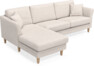 Eden - 2,5-sits soffa med schäslong - Beige