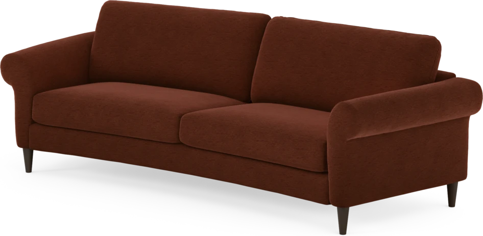 Bridge - 3-sits soffa svängd - Orange