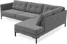 Rio - 3-sits soffa med divan höger - Grå