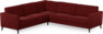 Bridge - Hörnsoffa, 2+3-sits - Röd