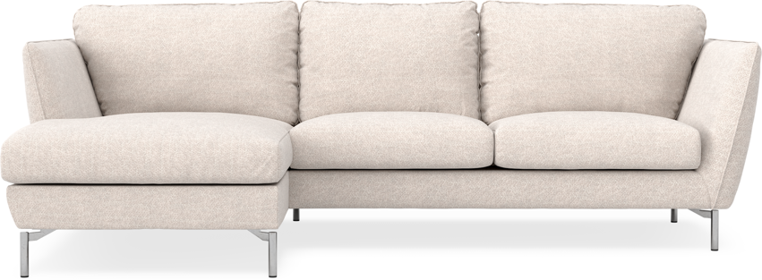 Madison Lux - 2-sits soffa med schäslong vänster - Beige