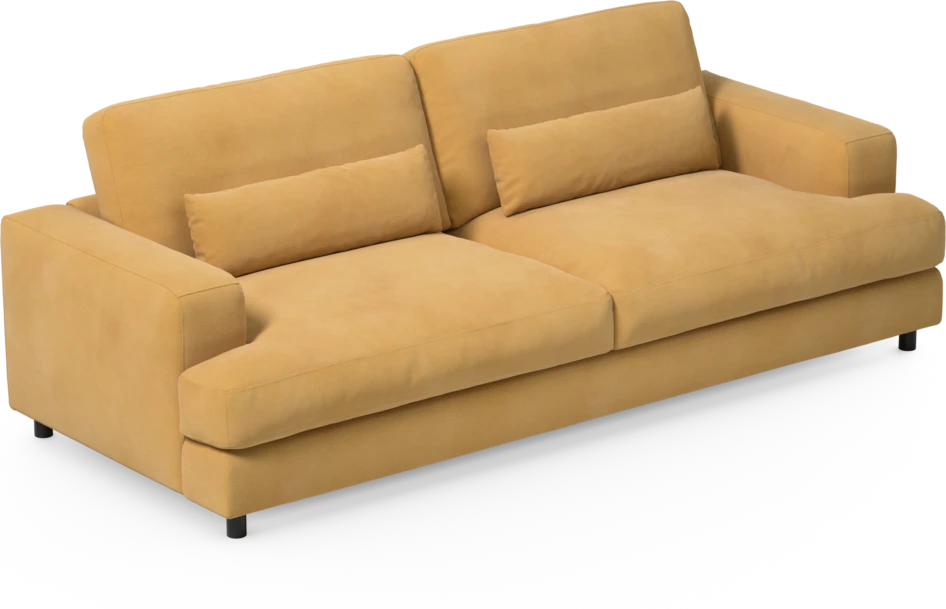 Noma - 4-sits soffa - Gul