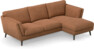 Madison - 2-sits soffa med schäslong höger - Orange