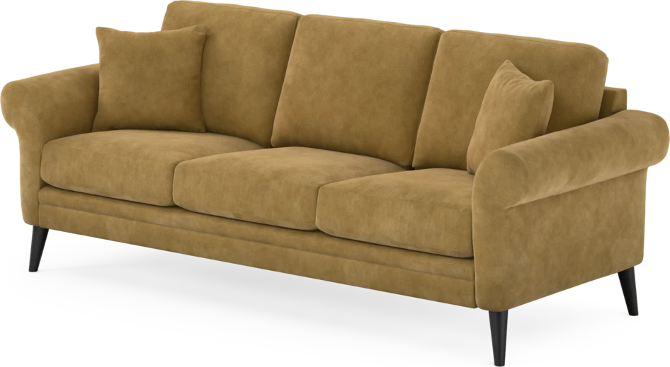 Eden - 3-sits soffa - Gul