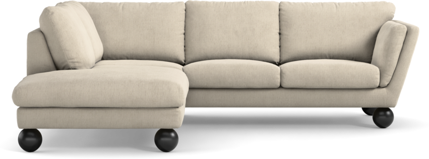 Madison Lux - 2-sits soffa med divan vänster - Beige