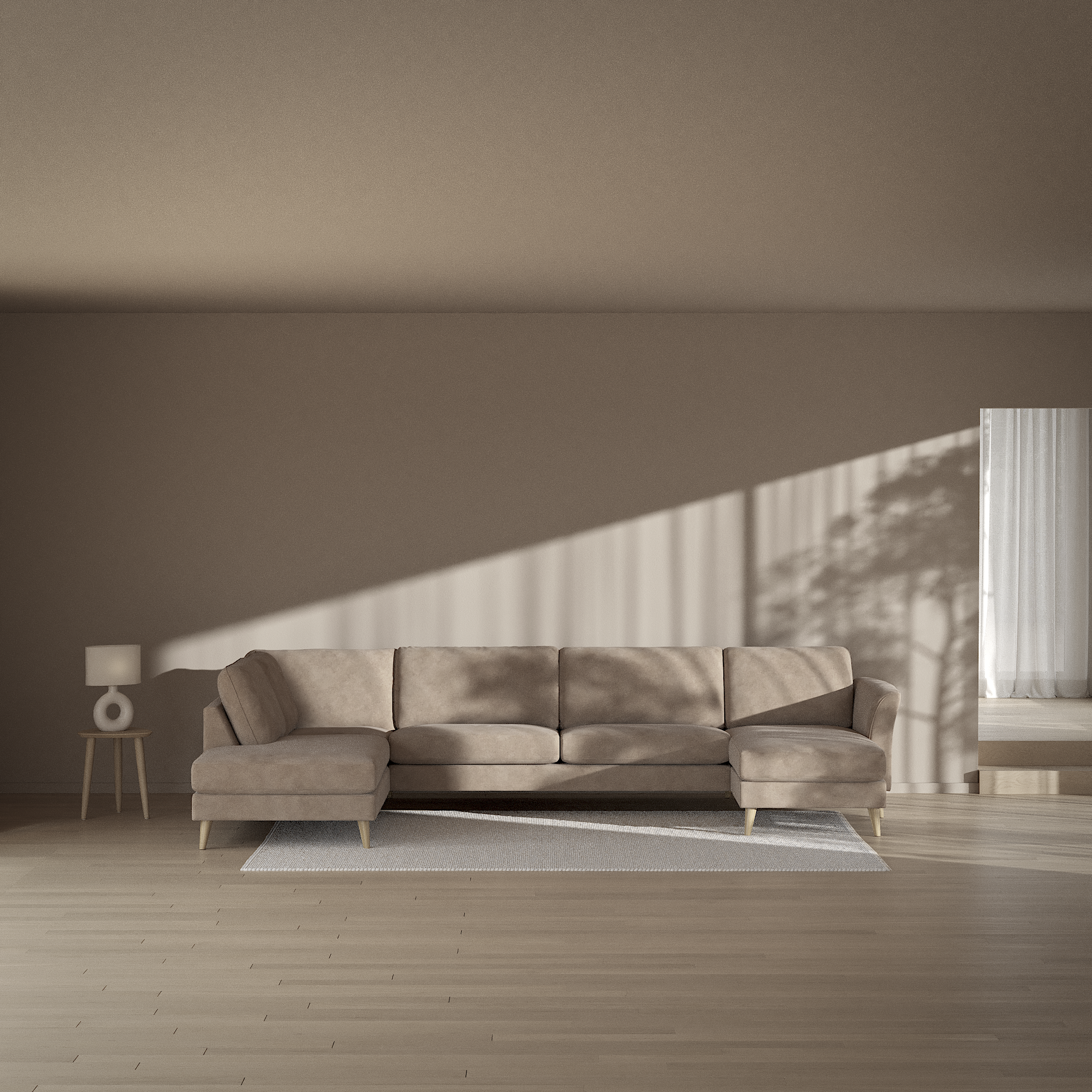 Bridge - 3-sits soffa med divan vänster och schäslong höger - inspiration