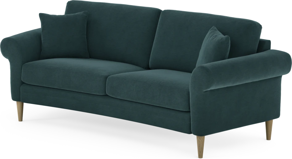 Eden - 2,5-sits soffa svängd - Blå