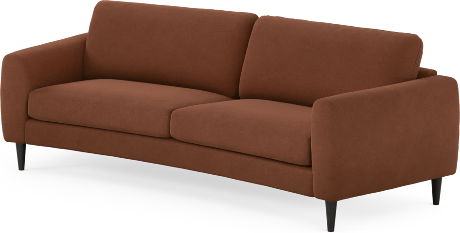 Bridge - 3-sits soffa svängd - Orange