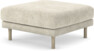 Willow - Fotpall, fast klädsel - Beige