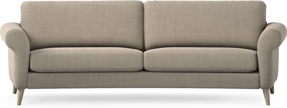 Bridge - 3-sits soffa svängd - Beige