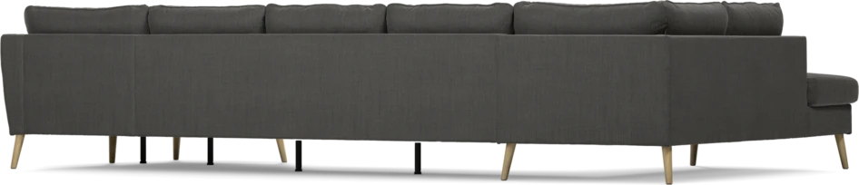 County - 4-sits soffa med divan vänster och schäslong höger - Grå