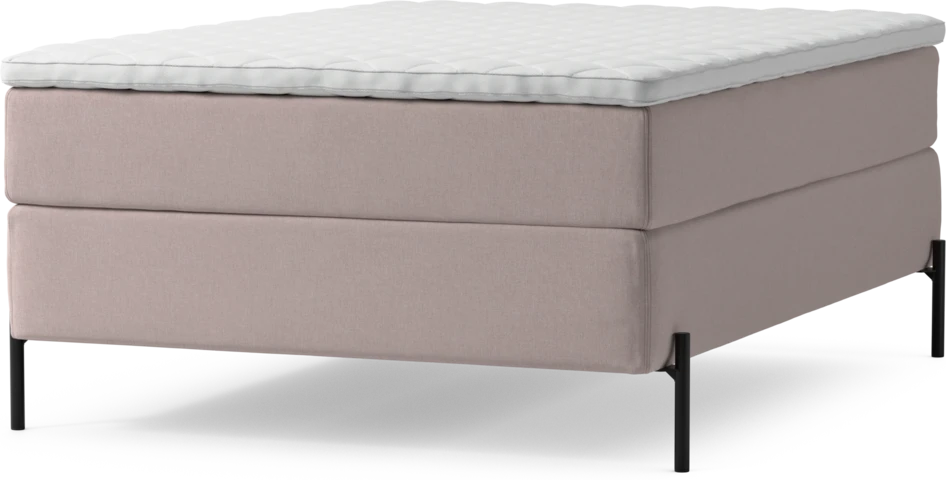 Delux Dream - Kontinentalsäng, enkelsäng 140 cm med bäddmadrass och sängben