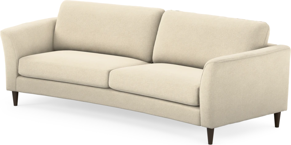 Bridge - 3-sits soffa svängd - Beige
