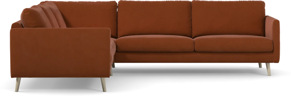 Madison Lux - Hörnsoffa 2+3-sits, hörn 1 - Röd