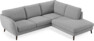 Madison Lux - 2-sits soffa med divan höger - Grå