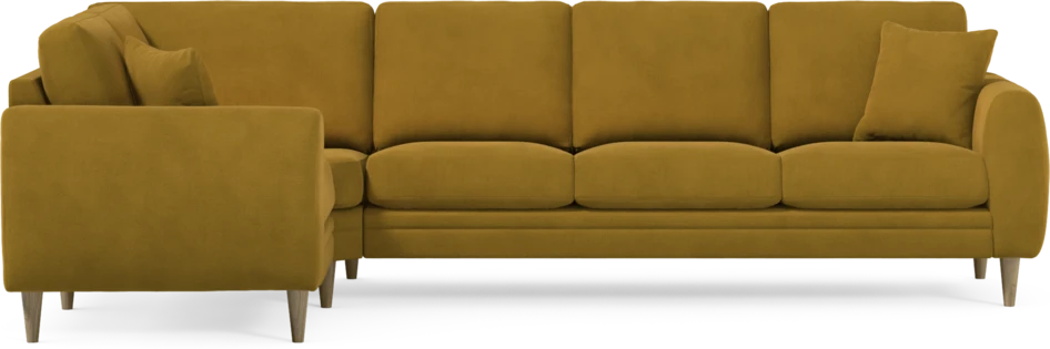 Eden - Hörnsoffa, 1+3-sits - Gul