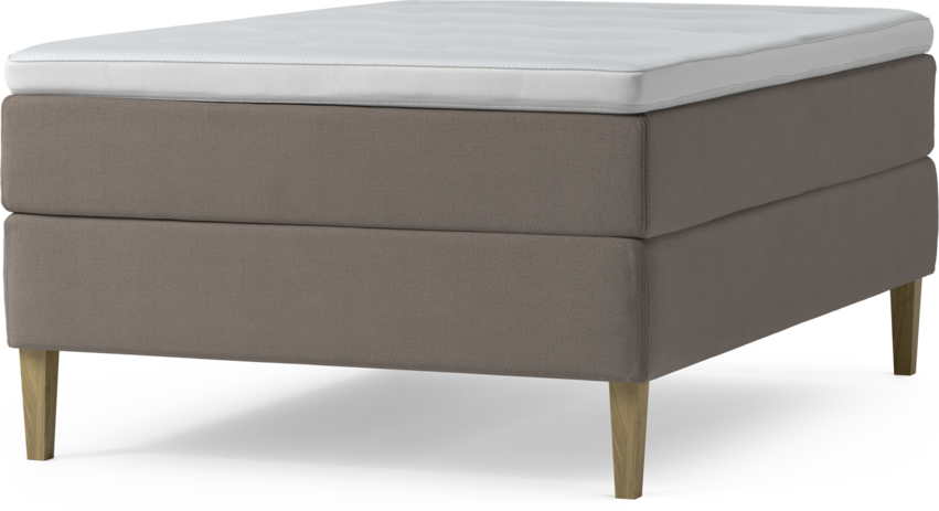 Delux Dream - Kontinentalsäng, enkelsäng 140 cm med bäddmadrass och sängben