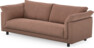 Cherrie - 3-sits soffa, hel dyna, fast klädsel - Rosa