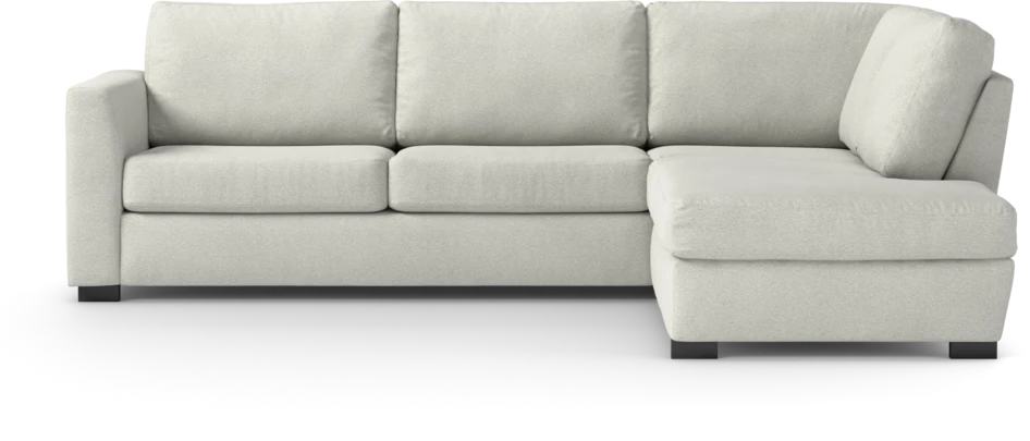 Friday - 2,5-sits soffa med divan höger - Vit