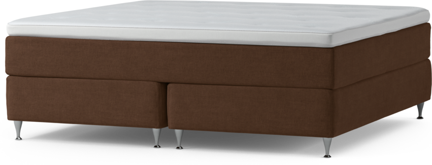 Delux Exclusive - Kontinentalsäng, dubbelsäng med bäddmadrass och sängben