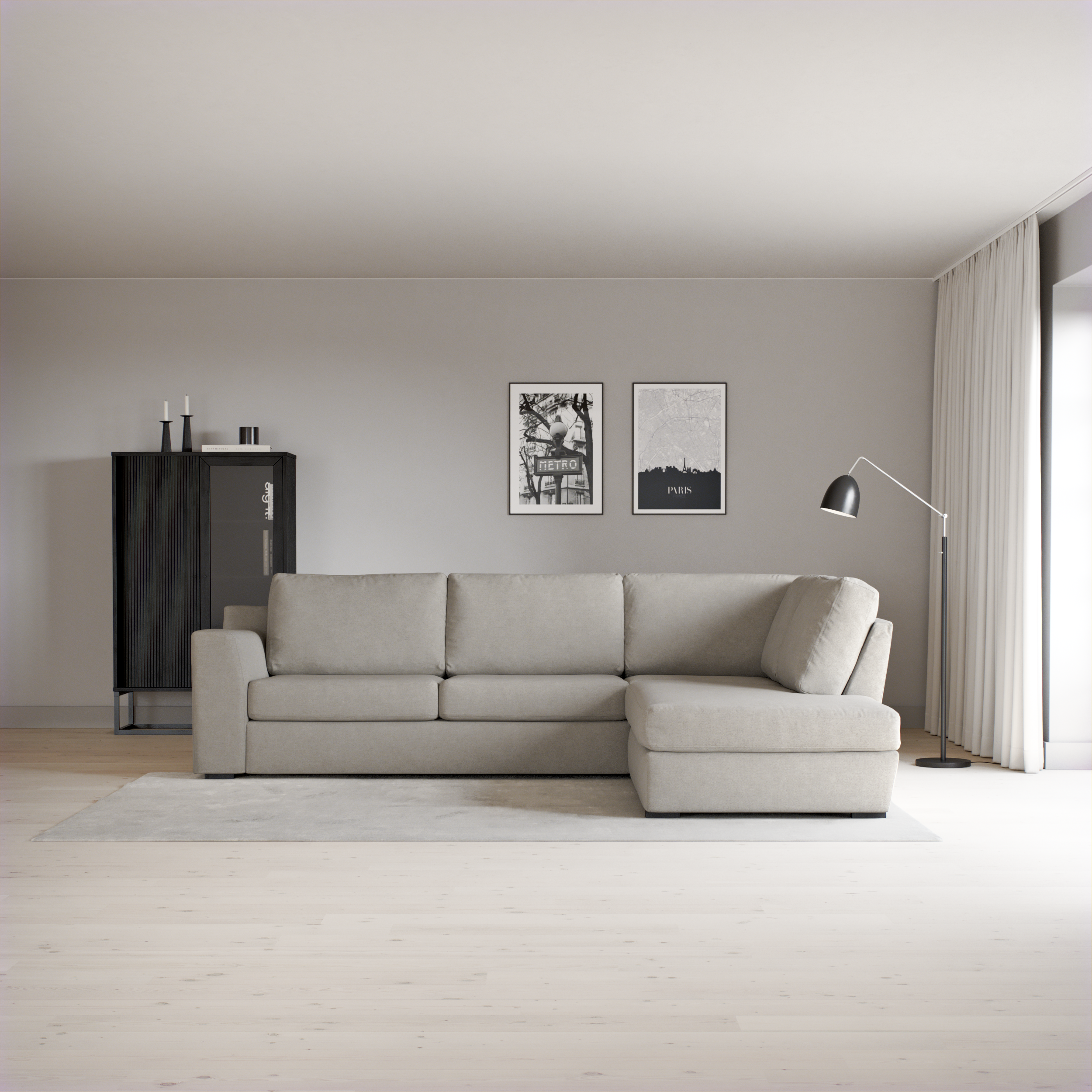Friday - 2,5-sits soffa med divan höger - inspiration