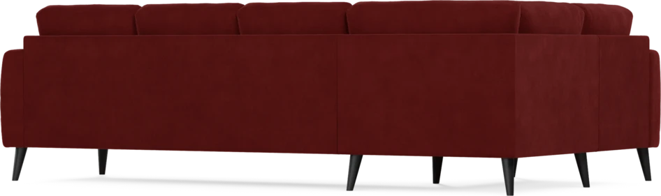 Eden - Hörnsoffa, 1+3-sits - Röd