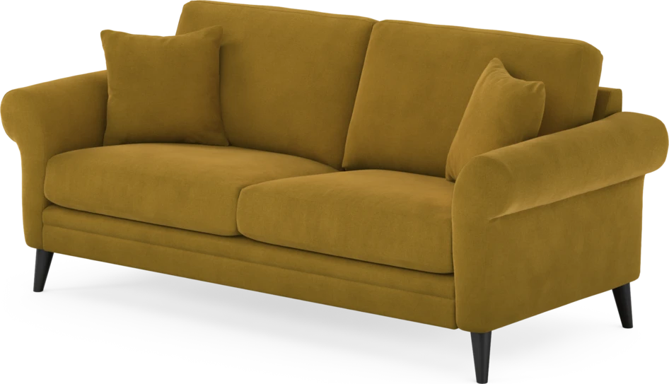 Eden - 2,5-sits soffa - Gul