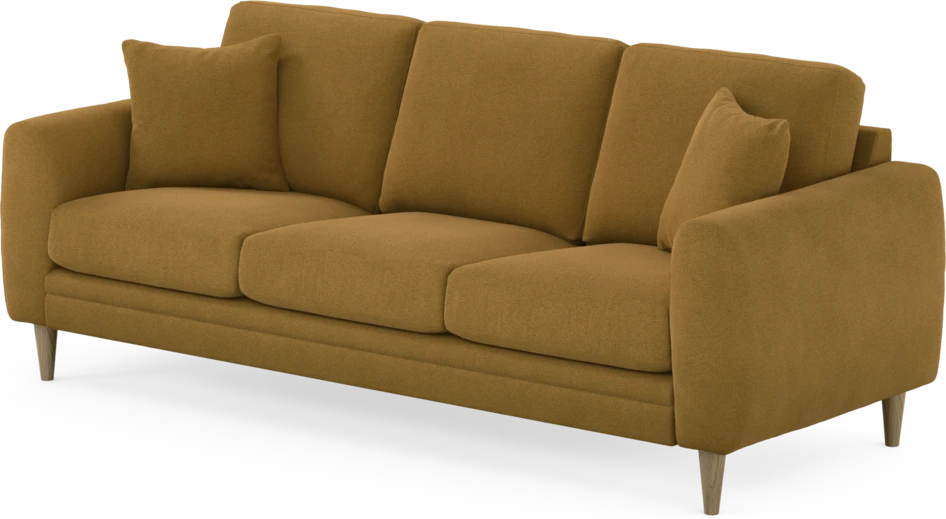 Eden - 3-sits soffa - Gul